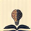 Icône de livre ouvert ou d'ampoule lumineuse pour la formation